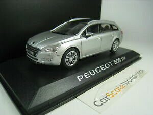 �y���������z�z�r�[�@�͌^�ԁ@�ԁ@���[�V���O�J�[ �v�W���[�V���o�[peugeot 508 sw 2011 143 norev silver