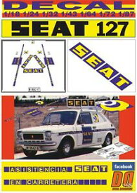 【送料無料】ホビー　模型車　車　レーシングカー デカールシートdecal seat 127 servicio asistencia en carretera 1974 02