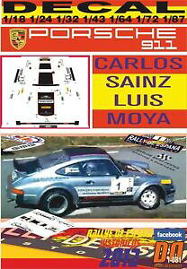 �y���������z�z�r�[�@�͌^�ԁ@�ԁ@���[�V���O�J�[ �f�J�[���|���V�F�J�����X�T�C���c�����[�G�X�p�[�j��decal porsche 911 rs carlos sainz rallye espana historicos 2012 01