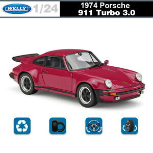 yzzr[@͌^ԁ@ԁ@[VOJ[ |VF^[{fcollectible 124 porsche 911 turbo 30 1974 car model welly static car toys
