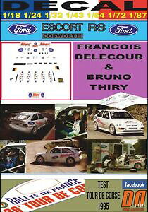 �y���������z�z�r�[�@�͌^�ԁ@�ԁ@���[�V���O�J�[ �f�J�[���t�H�[�h�R�X���[�X�t�����\���f���N�[���G�X�R�[�g�e�X�g�R���V�Jdecal ford escort rs cosworth delecourthiry test t corse 1995 01