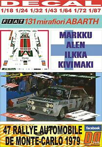 yzzr[@͌^ԁ@ԁ@[VOJ[ fJ[tBAbgAogeJdecal fiat 131 abarth malen rmontecarlo 1979 3rd 01