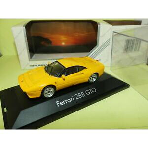 yzzr[@͌^ԁ@ԁ@[VOJ[ tF[ferrari 288 gto jaune herpa 143 en metal
