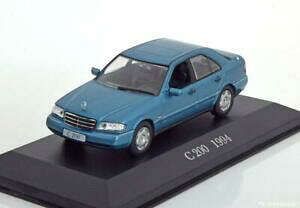 �y���������z�z�r�[�@�͌^�ԁ@�ԁ@���[�V���O�J�[ �����Z�f�X�Z�_���l�b�g���[�N�x���c�n�b�`���Omercedes c200 w202 sedan 1994 blue metal ixo altaya mb62 143 benz berline