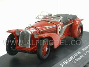 【送料無料】ホビー 模型車 車 レーシングカー アルファロメオルマンネットワークalfa romeo 8c winner le mans 1932 sommerchinetti 143 ixo lm1932