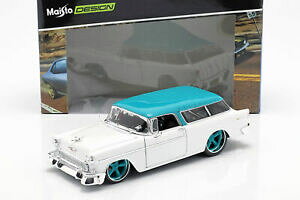 yzzr[@͌^ԁ@ԁ@[VOJ[ V{[m}hzCg^[RCYgRchevrolet nomad annee 1955 blancturquoise 118 maisto