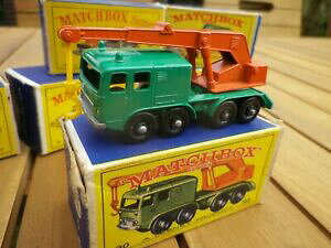 yzzr[@͌^ԁ@ԁ@[VOJ[ }b`zC[N[{bNXN[matchbox lesney 30 8 wheel crane grue comme neuf en boite dorigine