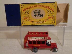 yzzr[@͌^ԁ@ԁ@[VOJ[ ^CvhoXlesney moyy21 1911 b type london general bus comme neufboxd c1959