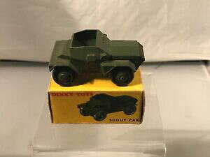 yzzr[@͌^ԁ@ԁ@[VOJ[ re[WhCoIWiXJEgJ[_C[vintage dinky 673 scout car daimler avec boite dorigine sans conducteur