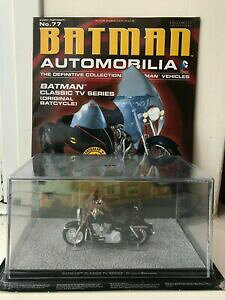 �y���������z�z�r�[�@�͌^�ԁ@�ԁ@���[�V���O�J�[ �o�b�g�}���e���r�V���[�Yautomobilia eaglemoss 77 batman classic tv series original batcycle vehicule mag