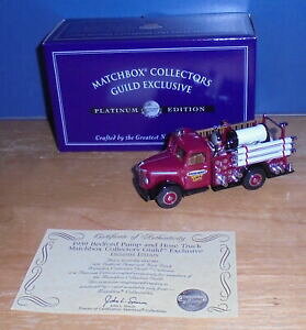 �y���������z�z�r�[�@�͌^�ԁ@�ԁ@���[�V���O�J�[ �}�b�`�R���N�^�[�M���hmatchbox yesteryear 95166 bedford pumper fire engine collectors guild issue 1
