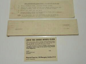 yzzr[@͌^ԁ@ԁ@[VOJ[ T[JXpbP[WOV[gN[corgi chipperfields circus crane interne demballage et feuille dinstruction 267