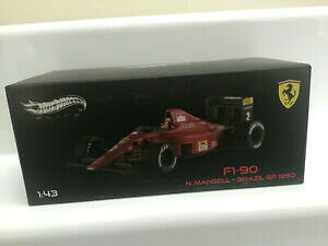 �y���������z�z�r�[�@�͌^�ԁ@�ԁ@���[�V���O�J�[ �G���[�g�t�F���[���u���W���O�����v���}���Z���{�b�N�Xhotwheels elite 143 ferrari f190 brazil gp 1990 n mansell boxed