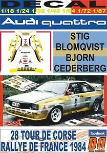 yzzr[@͌^ԁ@ԁ@[VOJ[ fJ[AEfBNgc[hRXdecal audi quattro a2 sblomqvist tour de corse 1984 5th 01