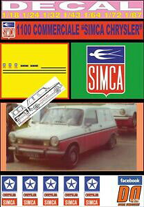 yzzr[@͌^ԁ@ԁ@[VOJ[ fJ[NCX[decal simca 1100 commerciale simca chrysler 01
