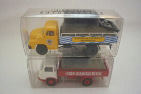 【送料無料】ホビー　模型車　車　レーシングカー トラックhパッケージbrekina werbemodelle 2 camion man borgward 187 h0 emballage