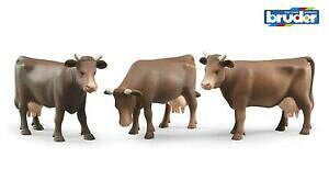 �y���������z�z�r�[�@�͌^�ԁ@�ԁ@���[�V���O�J�[ �t�@�[���o�b�`ferme vaches lot de 3bruder 02308 farmer toy figure