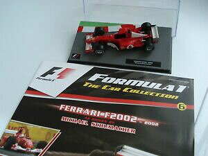 【送料無料】ホビー 模型車 車 レーシングカー フェラーリシューマッハマガジンferrari f2002schumacher 2002f1 collectioncomprend magazine 143