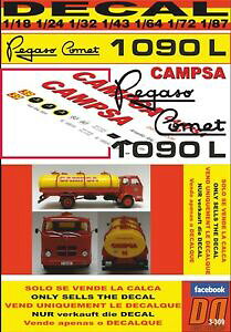 �y���������z�z�r�[�@�͌^�ԁ@�ԁ@���[�V���O�J�[ �f�J�[��decal pegaso comet 1090 l 1970 campsa 02