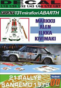 yzzr[@͌^ԁ@ԁ@[VOJ[ fJ[tBAbgAogTdecal fiat 131 abarth malen rsanremo 1979 6th 02