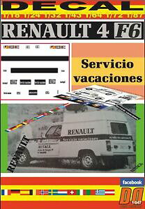 �y���������z�z�r�[�@�͌^�ԁ@�ԁ@���[�V���O�J�[ �f�J�[�����m�[decal renault 4 f6 servicio vacaciones 1983 01
