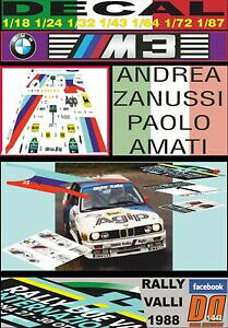 yzzr[@͌^ԁ@ԁ@[VOJ[ fJ[AhA[odecal bmw m3 andrea zanussi rally valli 1988 02