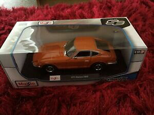 �y���������z�z�r�[�@�͌^�ԁ@�ԁ@���[�V���O�J�[ �_�b�g�T�����f���I�����Wmaisto 118 maquette de voiture 1971 datsun 240zorange