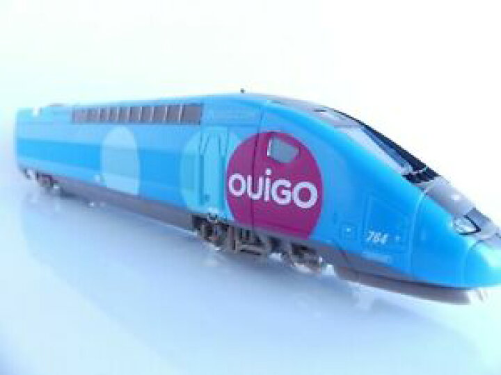Mehano HO French SNCF 4-Piece TGV DUPLEX OUIGO HIGH SPEED TRAIN MULTIPLE  UNIT MB