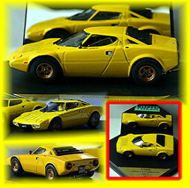 【送料無料】ホビー　模型車　車　レーシングカー ランチアlancia stratos hf roadcar 197082 jaune jaune 143