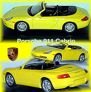 yzzr[@͌^ԁ@ԁ@[VOJ[ |VFJuI^Cvfporsche 911 cabriolet type 996 19972006 jaune jaune 143 schuco