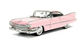 【送料無料】ホビー　模型車　車　レーシングカー キャデラックローズjada 96801 124 1959 cadillac deville hardtop rose