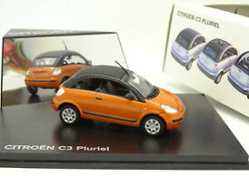 【送料無料】ホビー　模型車　車　レーシングカー シトロエンオレンジnorev 143 citroen c3 pluriel orange
