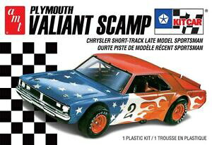 �y���������z�z�r�[�@�͌^�ԁ@�ԁ@���[�V���O�J�[ �v���}�X�L�b�gamt mpc 591171 125 plymouth valiant scamp kit car neuf