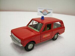 �y���������z�z�r�[�@�͌^�ԁ@�ԁ@���[�V���O�J�[ �����W���[�o�[�C���O�����hrange rover fire service , 1970, rouge, dinkytoys fabrique en england 143