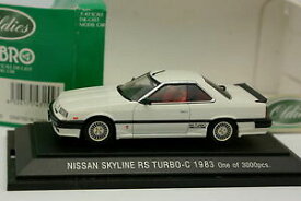 【送料無料】ホビー　模型車　車　レーシングカー スカイラインターボホワイトebbro 143 nissan skyline rs turbo c 1983 blanche