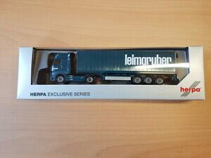 �y���������z�z�r�[�@�͌^�ԁ@�ԁ@���[�V���O�J�[ herpa 935920 187 mb actros gigaspace semiremorque de conteneur leimgruber