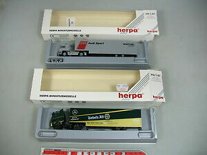 yzzr[@͌^ԁ@ԁ@[VOJ[ gbNZfXai6120,5 2x herpa h0 camionsemiremorque 035651 man 035613 mercedes mb,