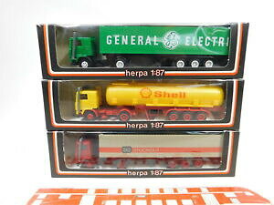 �y���������z�z�r�[�@�͌^�ԁ@�ԁ@���[�V���O�J�[ ��ca4010,5 3x herpa 187 h0 semiremorque volvo 801221800220801203, sg