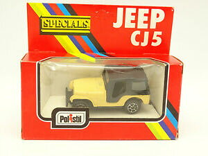�y���������z�z�r�[�@�͌^�ԁ@�ԁ@���[�V���O�J�[ �W�[�v�C�G���[polistil 143 jeep cj5 jaune