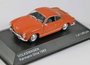 【送料無料】ホビー 模型車 車 レーシングカー オレンジスケールモデルフォルクスワーゲンカブリオレタイプギア1962 volkswagen karmann ghia en orange echelle 143 modele par whitebox