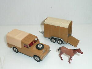 yzzr[@͌^ԁ@ԁ@[VOJ[ R[M[h[o[R|j[|j[g[[Lmscorgi gs 2 land rover rices pony trailer avec poney amp; canopy * original *