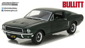 【送料無料】ホビー 模型車 車 レーシングカー フォードムスタングビンテージgreenlight 84041 124 bullitt 1968 1968 ford mustang gt vintage