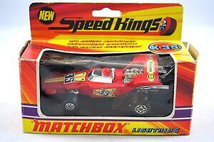【送料無料】ホビー 模型車 車 レーシングカー マッチイングランドボックスグランプリレーシングmatchbox speedkings k35 lightning f1 grand prix racing car en parfait etat, dans sa boite made in e