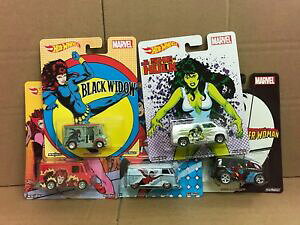 �y���������z�z�r�[�@�͌^�ԁ@�ԁ@���[�V���O�J�[ �z�b�g�z�C�[��hot wheels diecastpop culturemarvel women