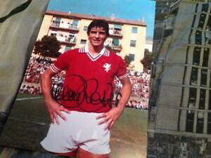 �y���������z�z�r�[�@�͌^�ԁ@�ԁ@���[�V���O�J�[ �p�I�����b�V�C�^���A���x���g�X�X�g���C�J�[paolo rossi italie main signe 12 x 8 photo juventus striker avant objectif 1 coa