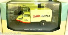 【送料無料】ホビー　模型車　車　レーシングカー テンポフルダアトラスボックスμtempo hanseat 1949 fulda reifen 143 atlas 7421108 neuf en boite hs5 μ