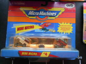 【送料無料】ホビー　模型車　車　レーシングカー マイクロマシンミニマイクロコレクションcmicro machines mini micro 4 triplesiders collection c galoob gig