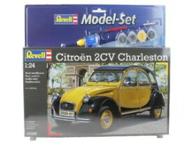 【送料無料】ホビー　模型車　車　レーシングカー シトロエンチャールストンセットプラスチックモデルキットcitroen 2cv charleston set 124 plastic model kit revell