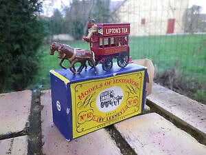 yzzr[@͌^ԁ@ԁ@[VOJ[ }b`hoXo[Wlesneymatchbox yesteryear y12 london horse drawn bus 1ere version comme neuf