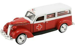yzzr[@͌^ԁ@ԁ@[VOJ[ AJamerican heritage 143 1937 studebaker ambulance red white city fire dept